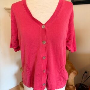 Vintage Silk Button Up Cardigan